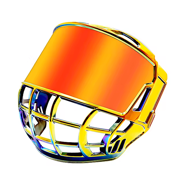 PRE-ORDER Chrome Bubble Hockey Mask
