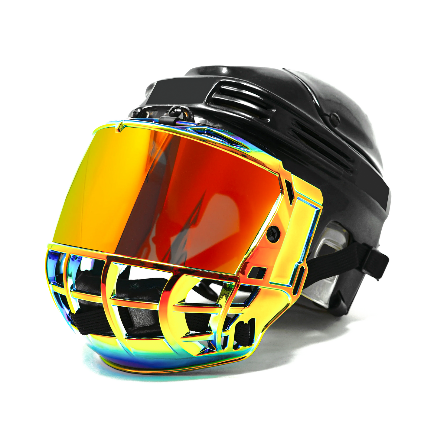 Junior Chrome Bubble Hockey Mask